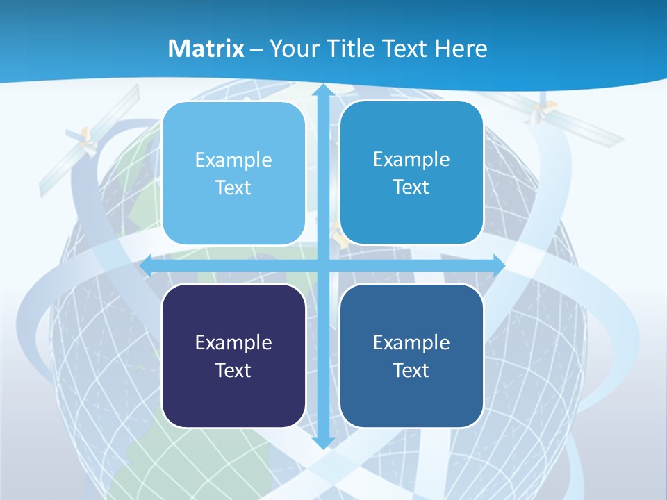 Graphic Longitude Continents PowerPoint Template