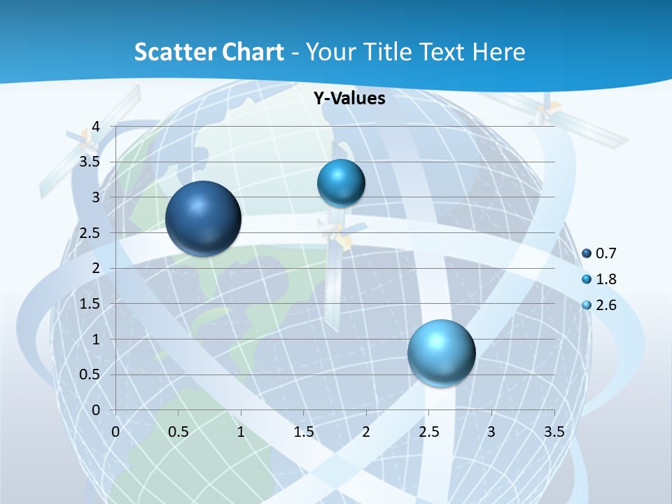 Graphic Longitude Continents PowerPoint Template