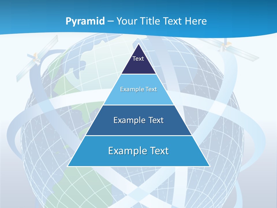 Graphic Longitude Continents PowerPoint Template