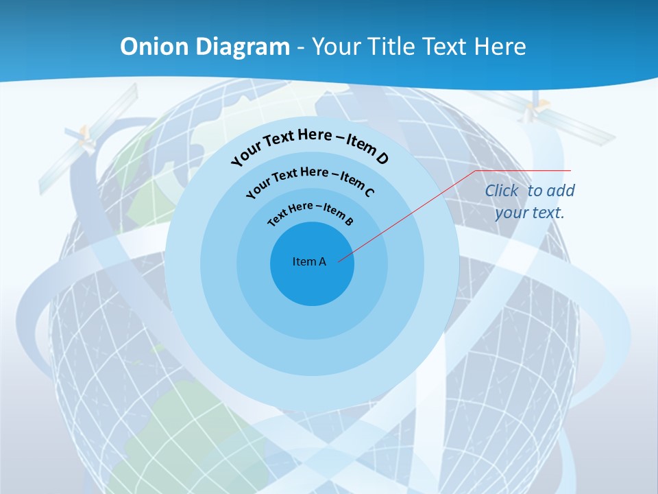 Graphic Longitude Continents PowerPoint Template
