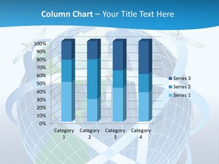 Graphic Longitude Continents PowerPoint Template