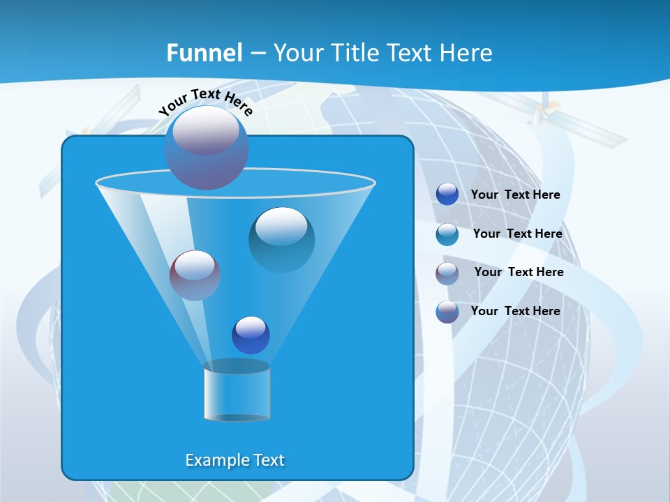 Graphic Longitude Continents PowerPoint Template