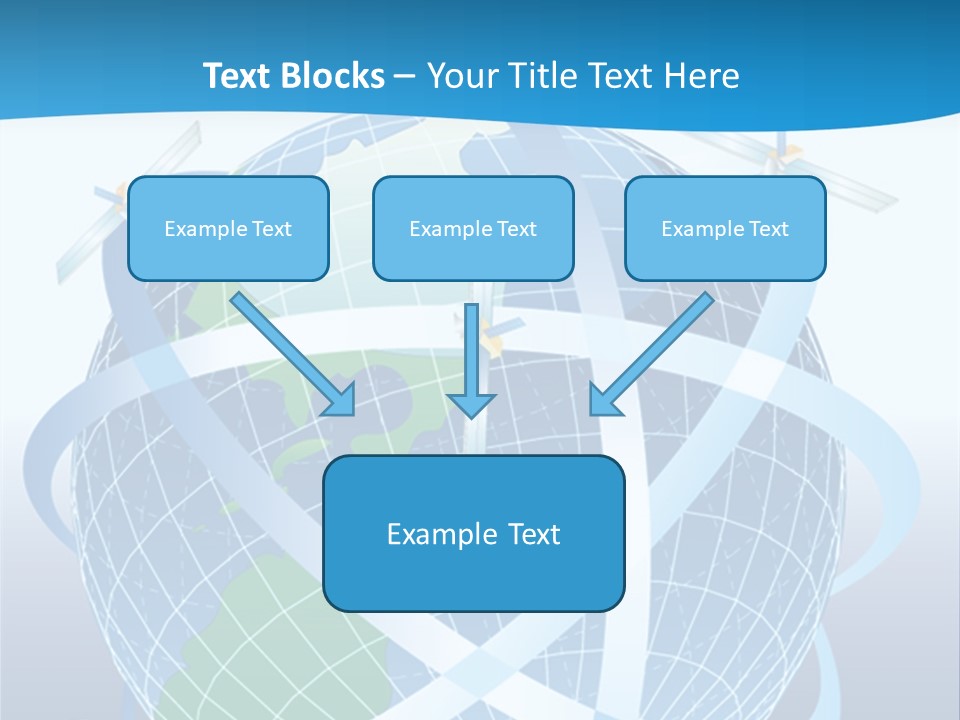 Graphic Longitude Continents PowerPoint Template