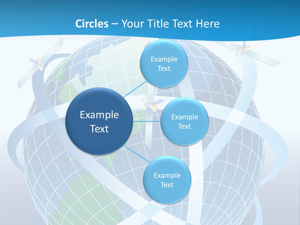 Graphic Longitude Continents PowerPoint Template