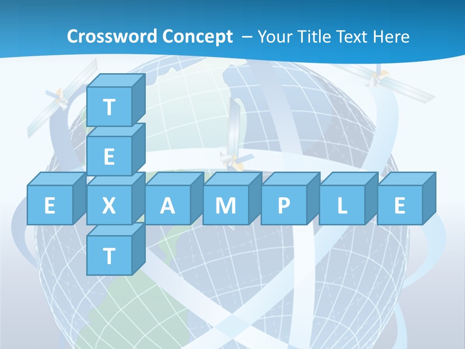 Graphic Longitude Continents PowerPoint Template