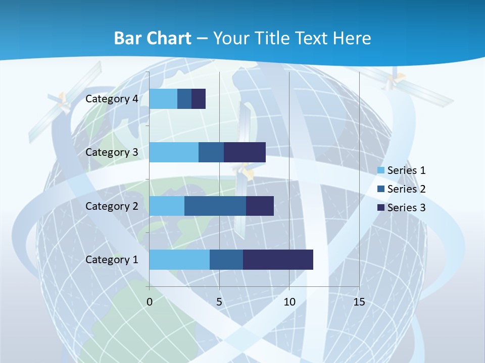 Graphic Longitude Continents PowerPoint Template