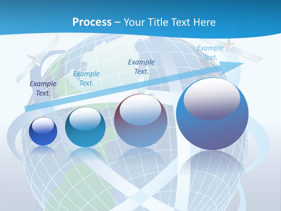 Graphic Longitude Continents PowerPoint Template