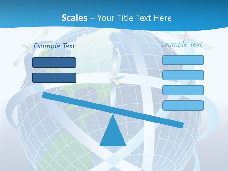 Graphic Longitude Continents PowerPoint Template