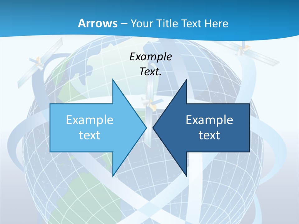 Graphic Longitude Continents PowerPoint Template