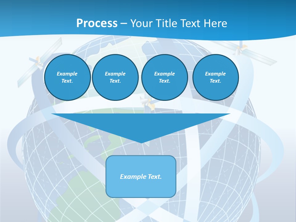 Graphic Longitude Continents PowerPoint Template