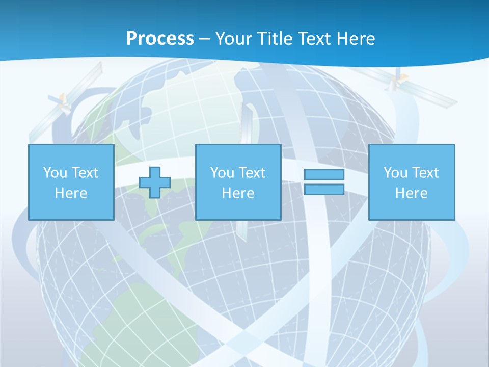 Graphic Longitude Continents PowerPoint Template