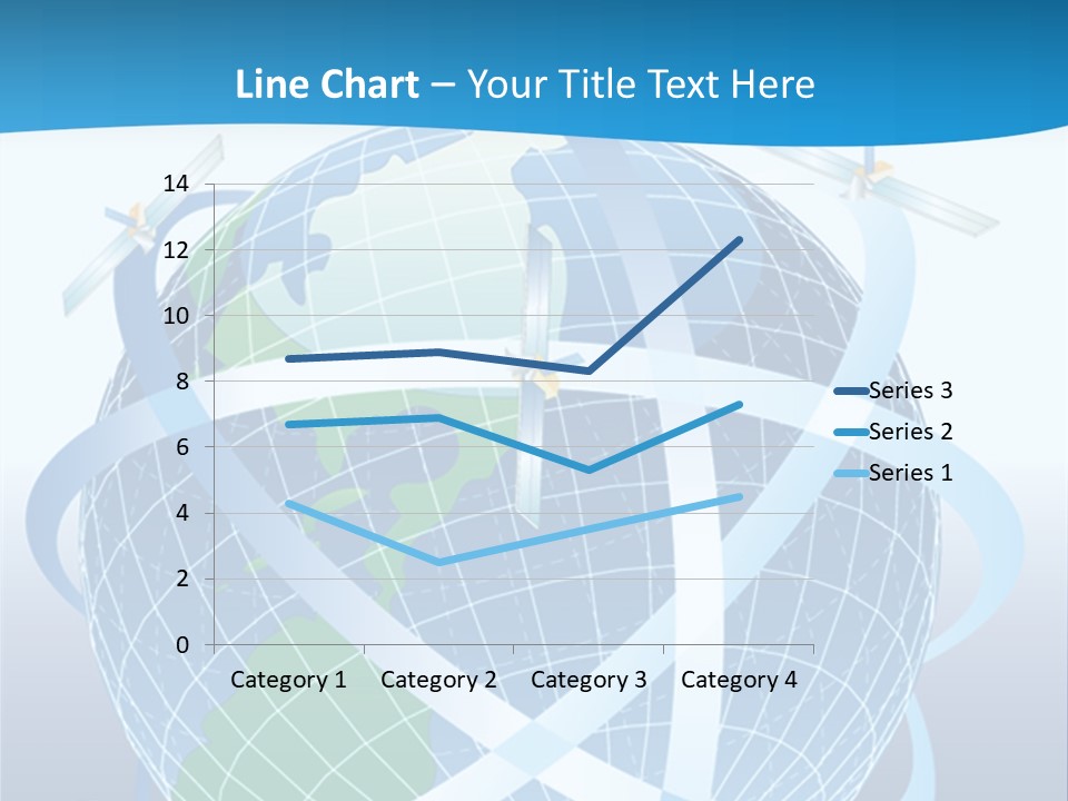 Graphic Longitude Continents PowerPoint Template