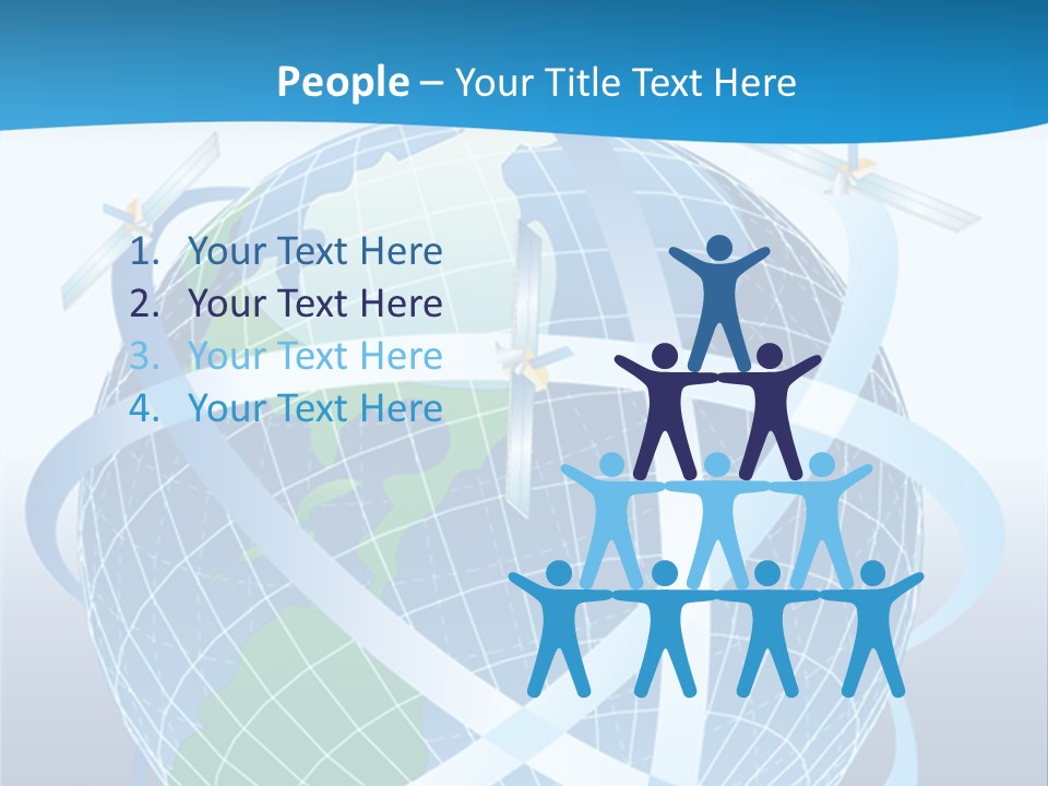 Graphic Longitude Continents PowerPoint Template