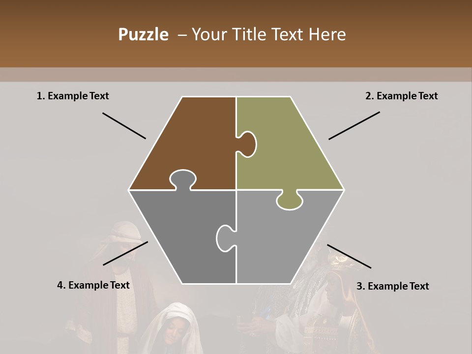 Mother Immaculate Christmas PowerPoint Template