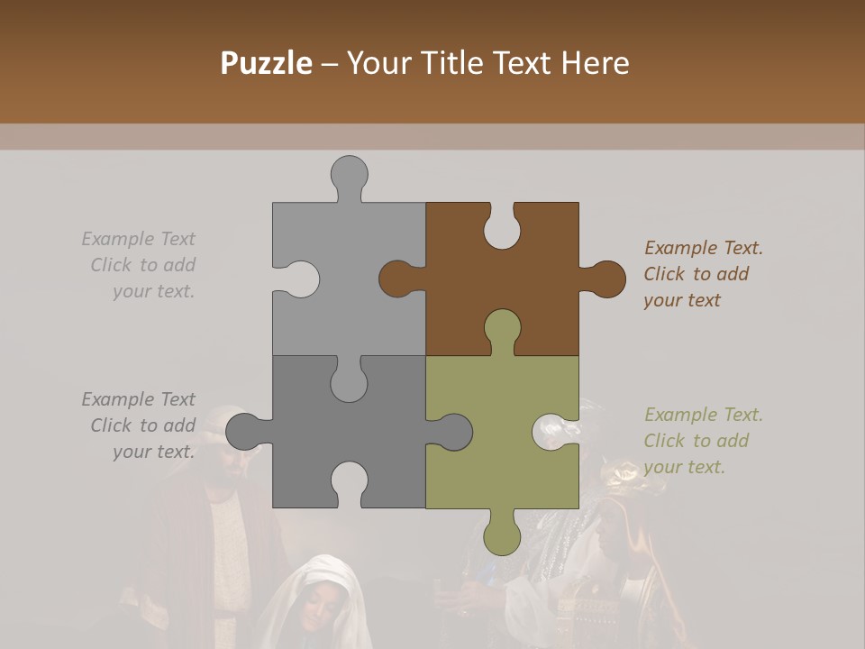 Mother Immaculate Christmas PowerPoint Template