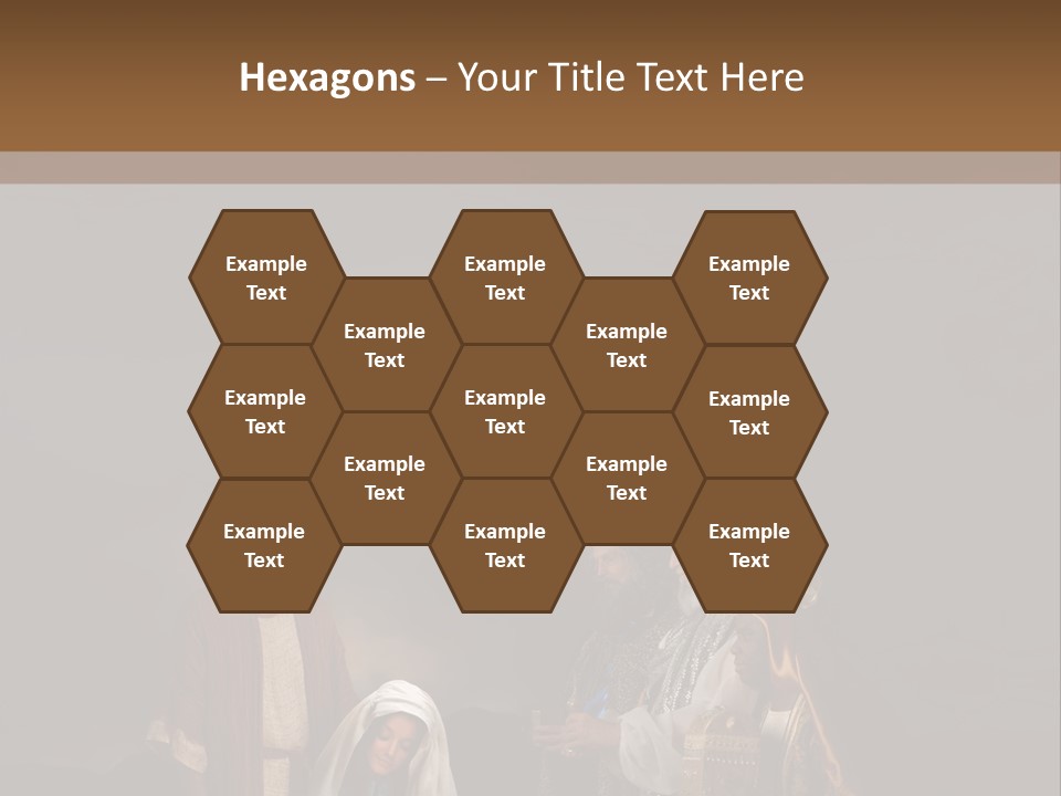 Mother Immaculate Christmas PowerPoint Template