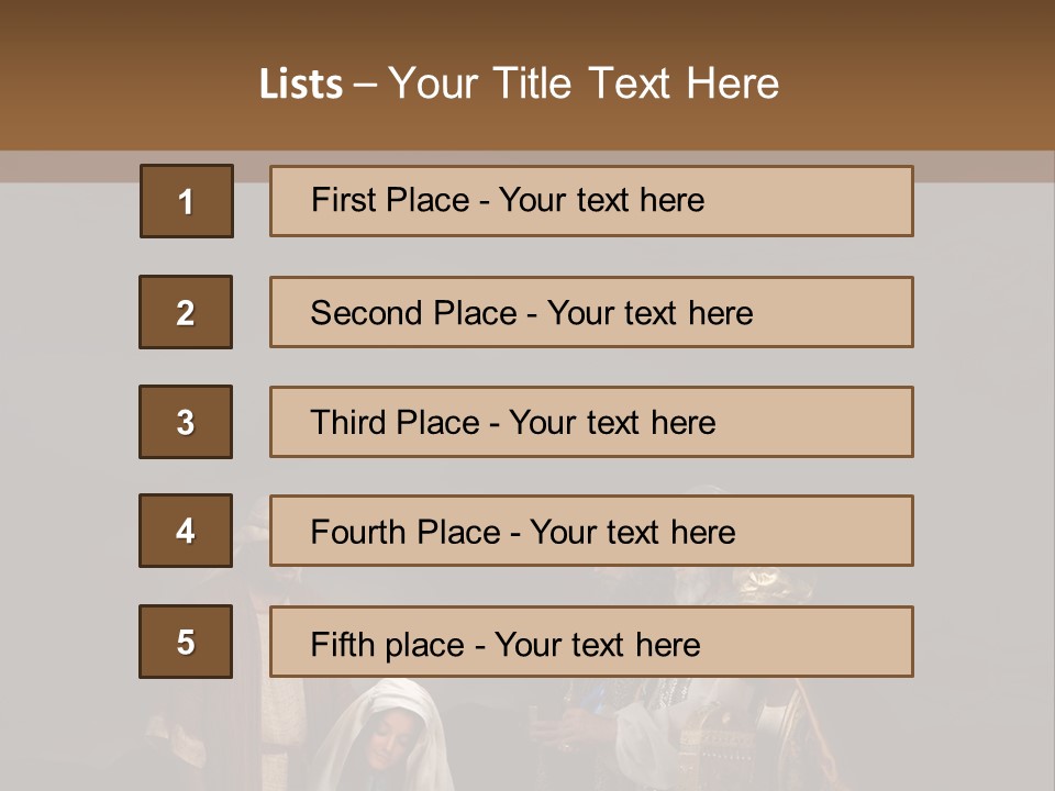 Mother Immaculate Christmas PowerPoint Template