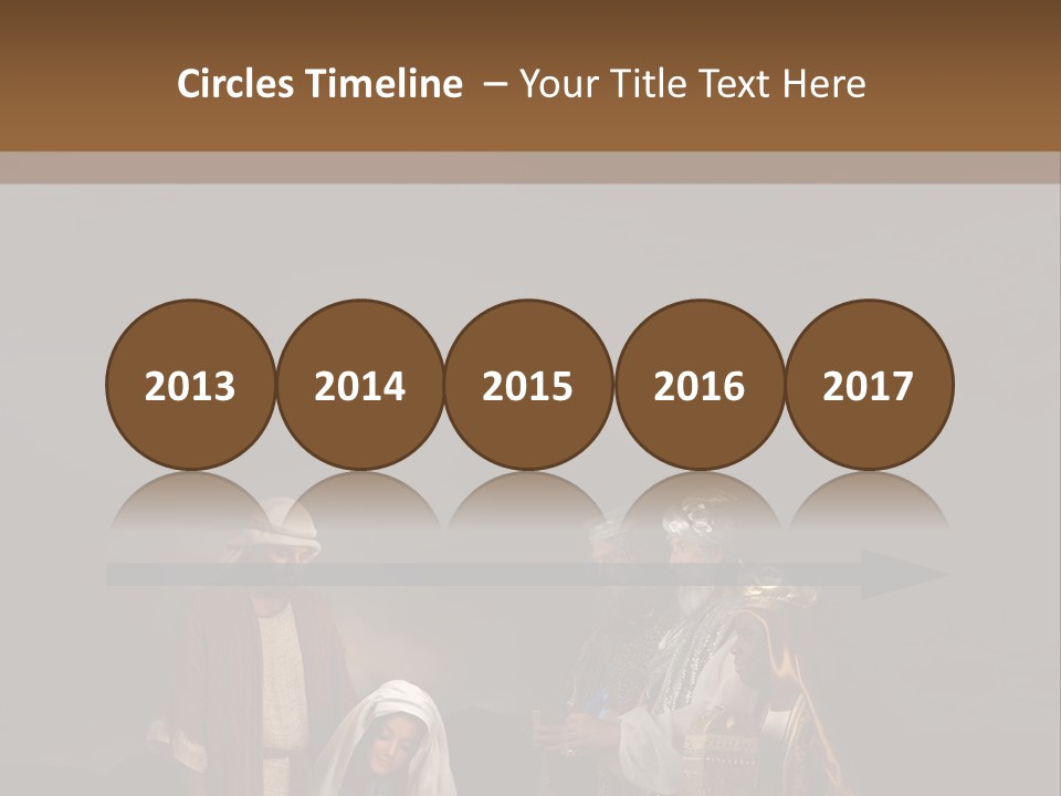 Mother Immaculate Christmas PowerPoint Template