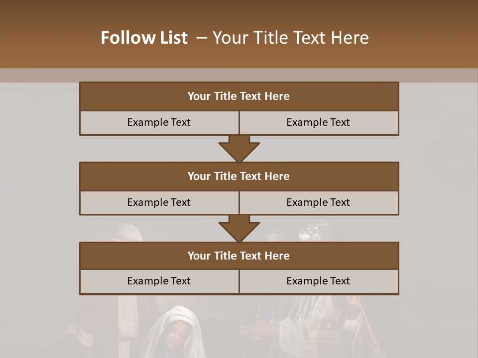 Mother Immaculate Christmas PowerPoint Template