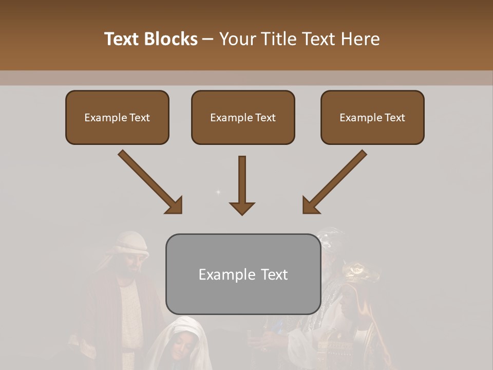 Mother Immaculate Christmas PowerPoint Template