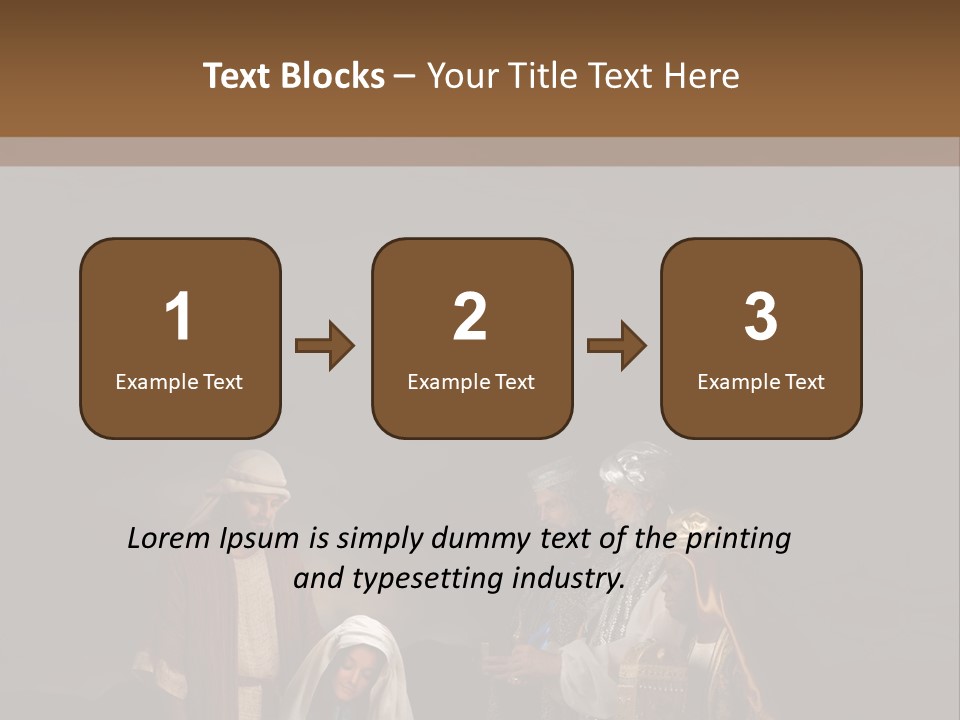 Mother Immaculate Christmas PowerPoint Template