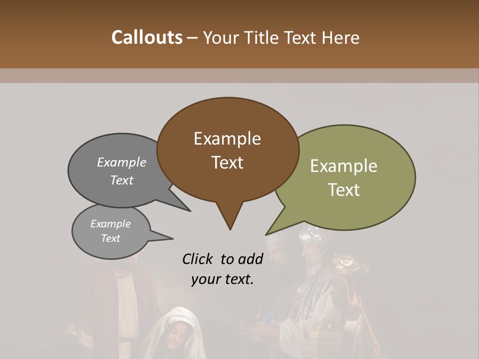 Mother Immaculate Christmas PowerPoint Template
