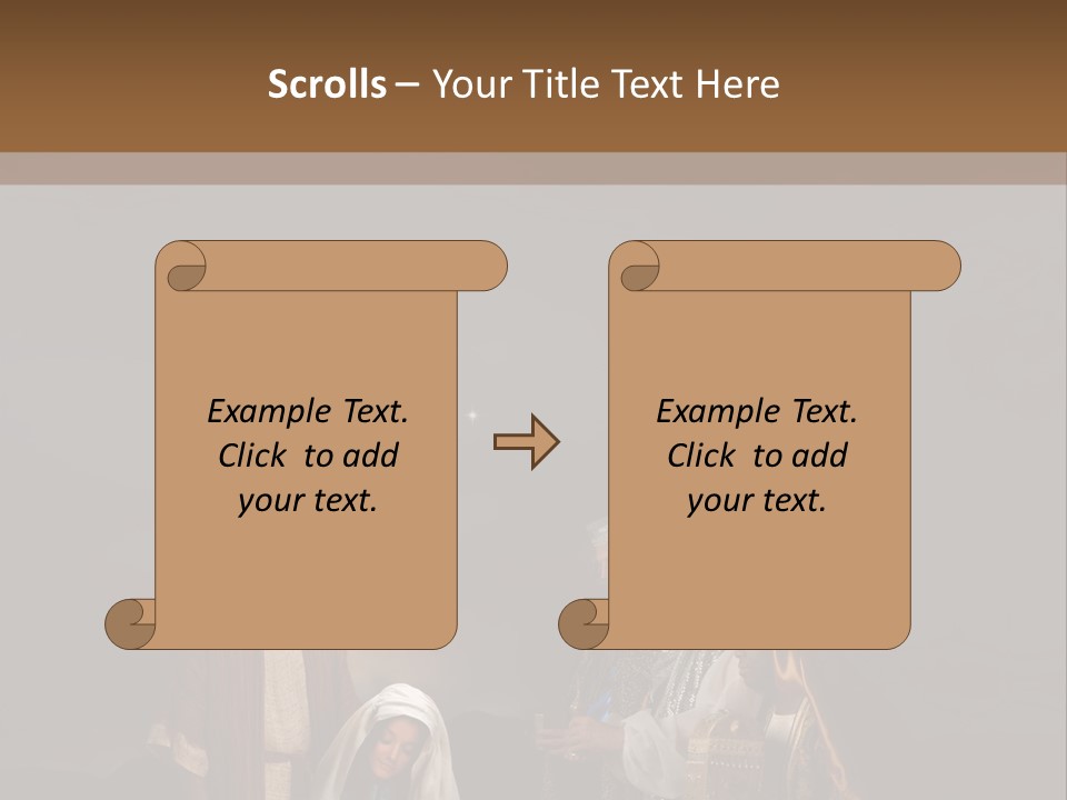 Mother Immaculate Christmas PowerPoint Template