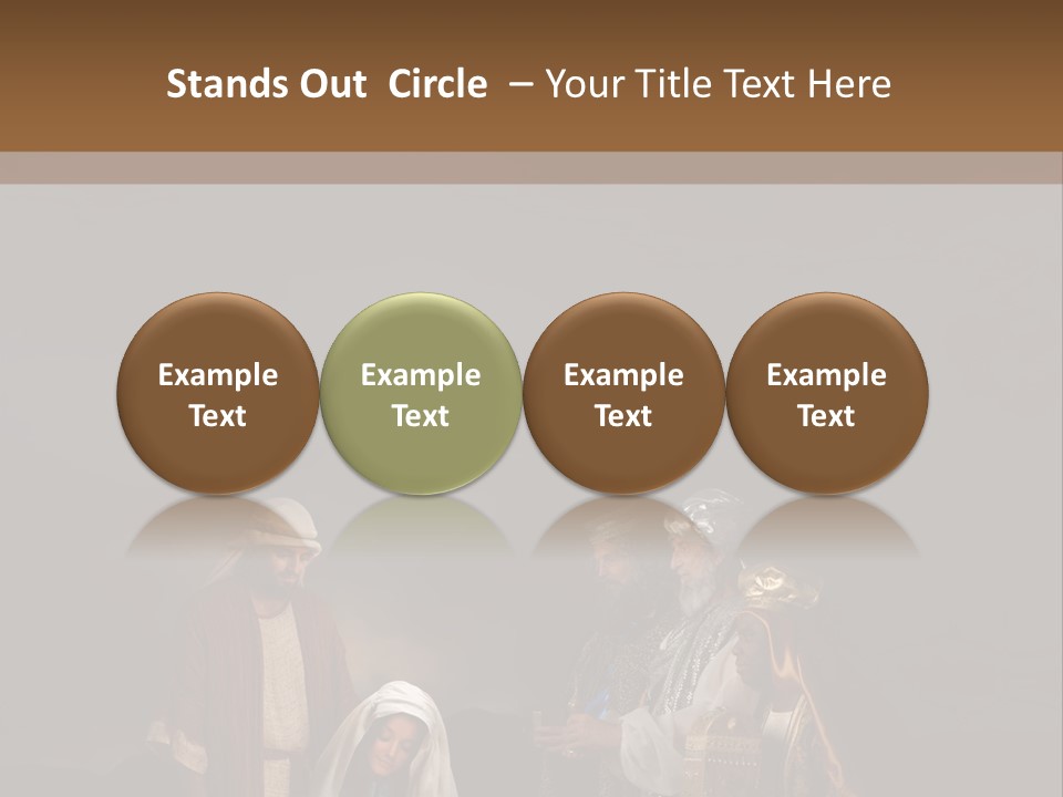 Mother Immaculate Christmas PowerPoint Template