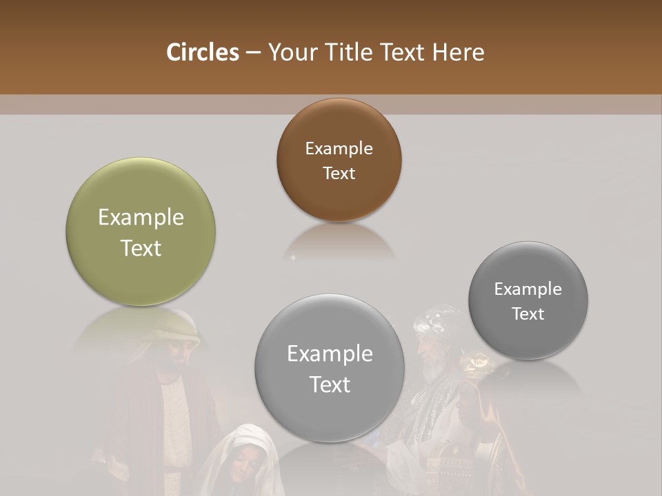 Mother Immaculate Christmas PowerPoint Template