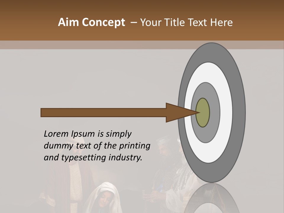 Mother Immaculate Christmas PowerPoint Template