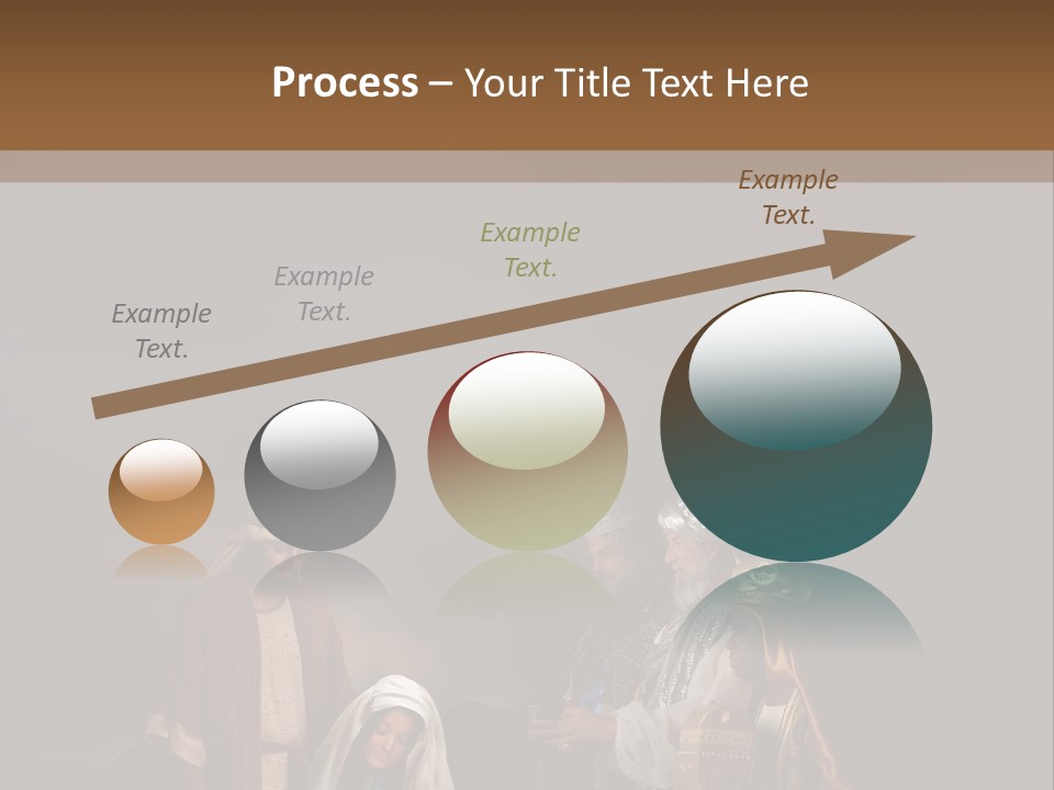 Mother Immaculate Christmas PowerPoint Template