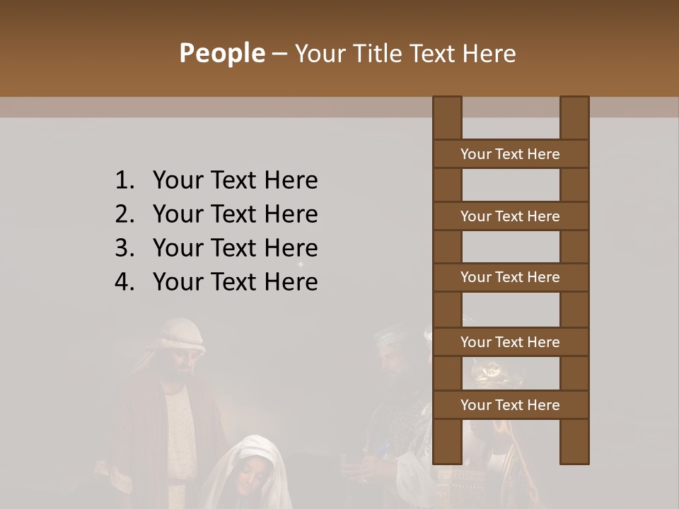 Mother Immaculate Christmas PowerPoint Template