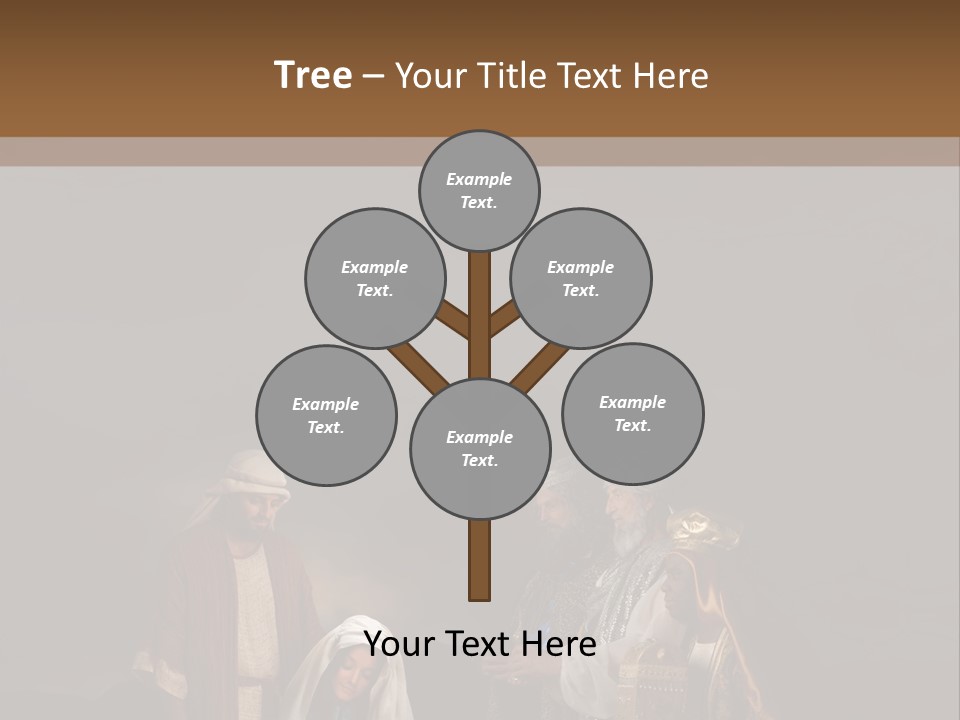 Mother Immaculate Christmas PowerPoint Template