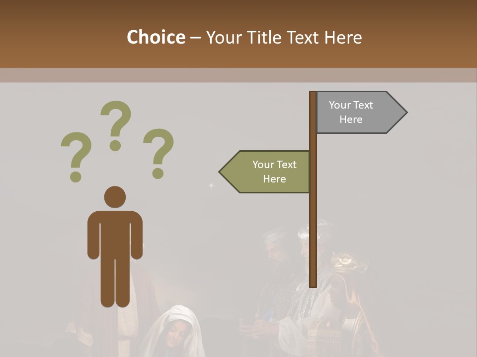 Mother Immaculate Christmas PowerPoint Template