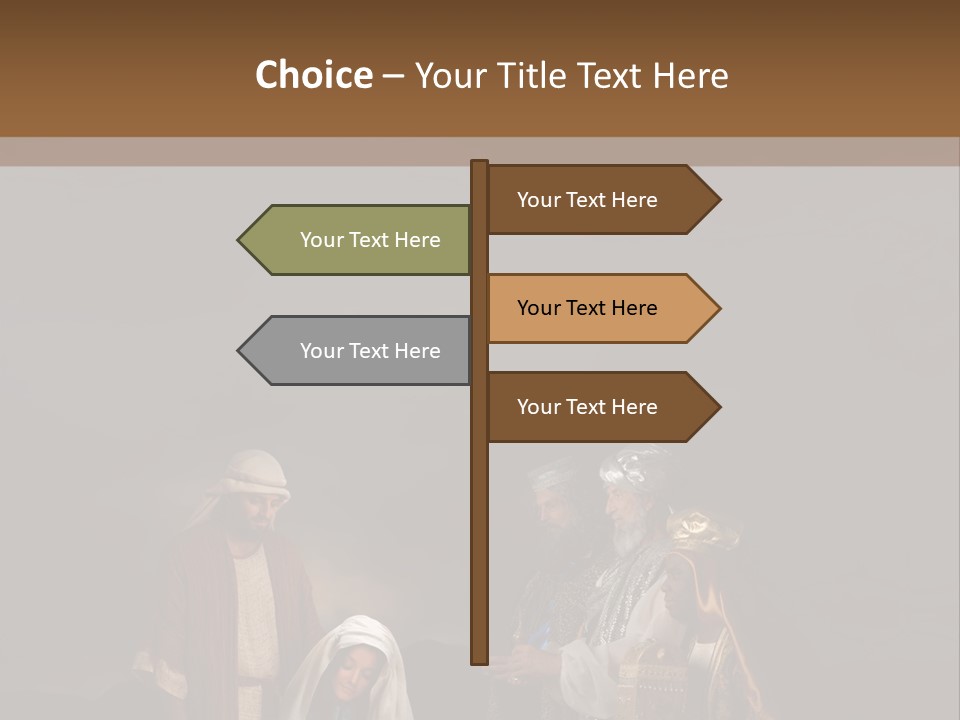 Mother Immaculate Christmas PowerPoint Template