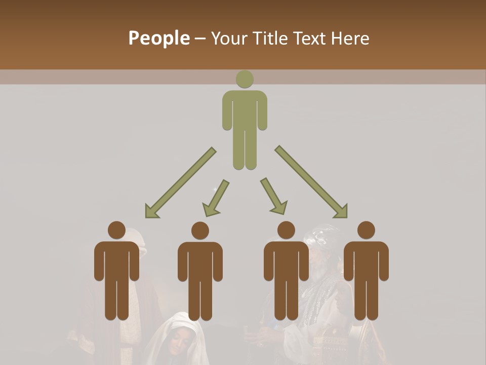 Mother Immaculate Christmas PowerPoint Template