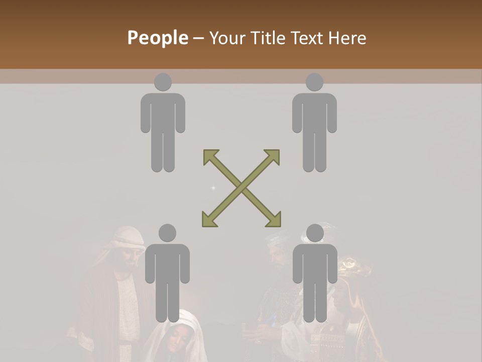 Mother Immaculate Christmas PowerPoint Template