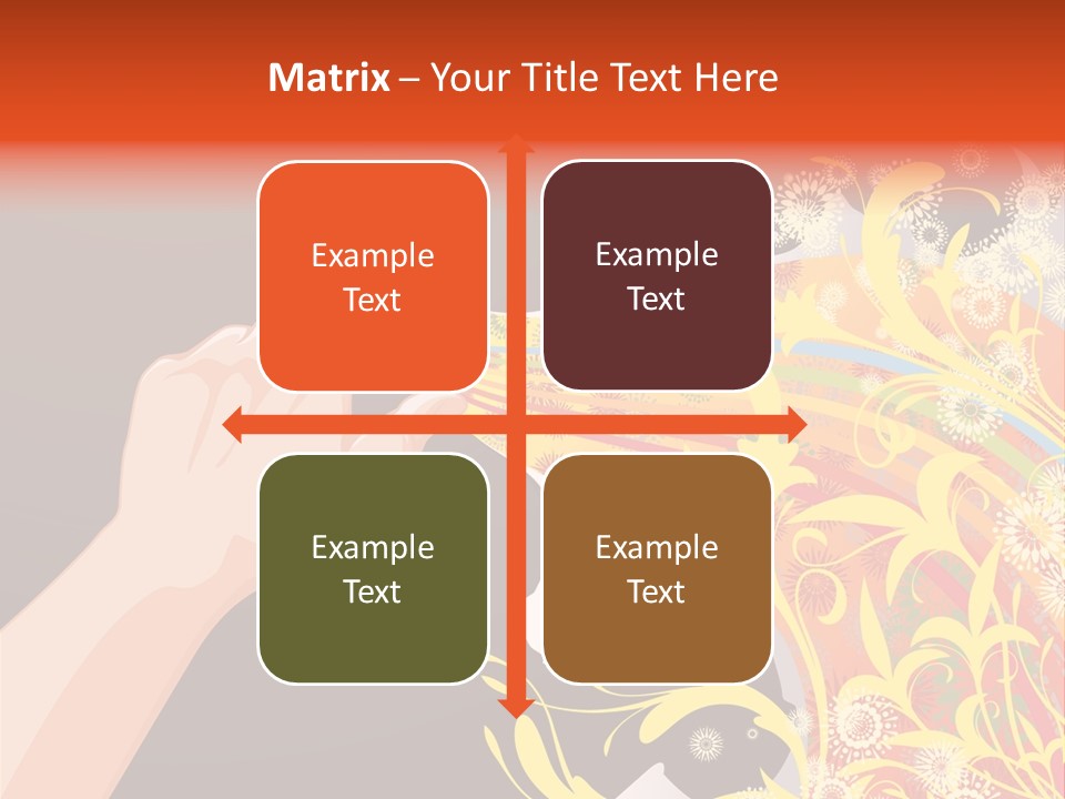 Frame Finger Nouveau PowerPoint Template