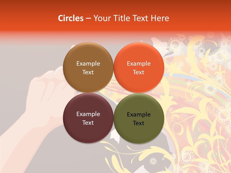 Frame Finger Nouveau PowerPoint Template