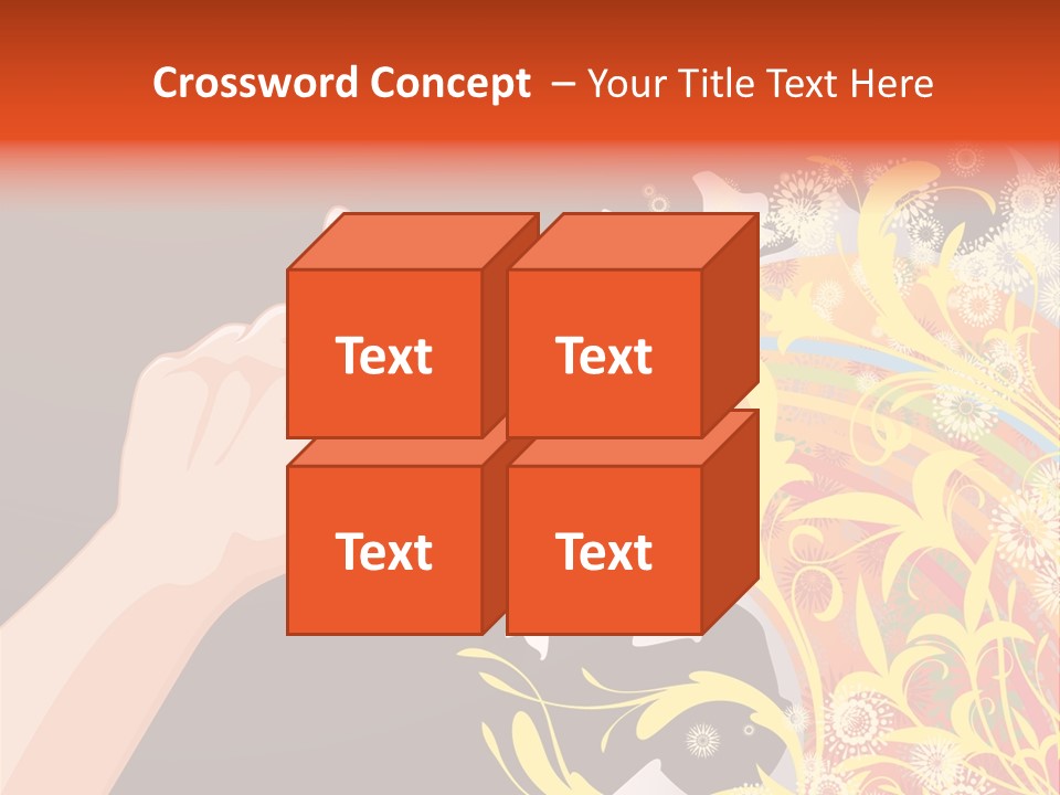 Frame Finger Nouveau PowerPoint Template