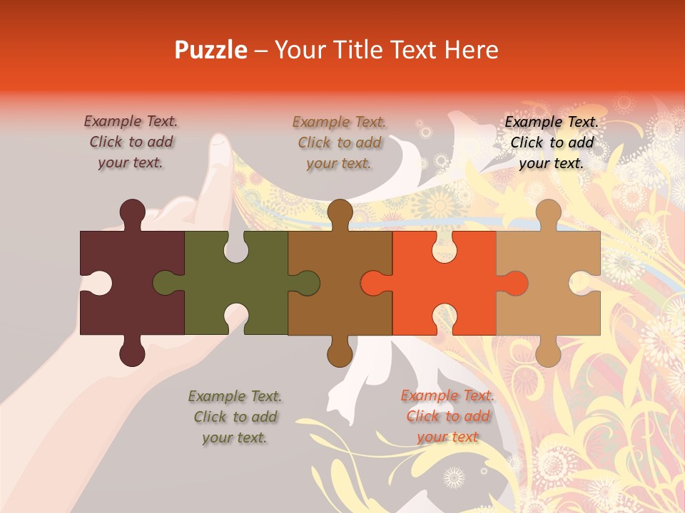 Frame Finger Nouveau PowerPoint Template