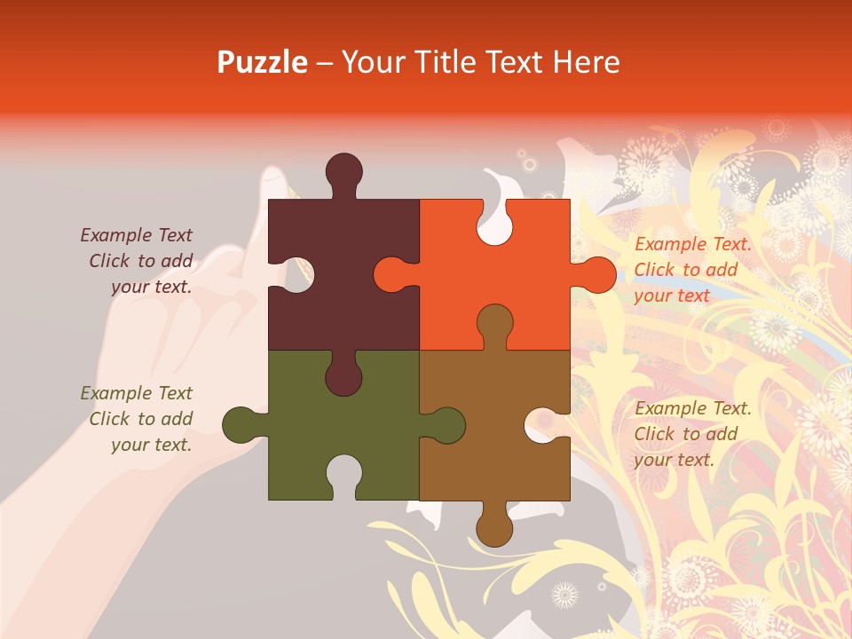 Frame Finger Nouveau PowerPoint Template