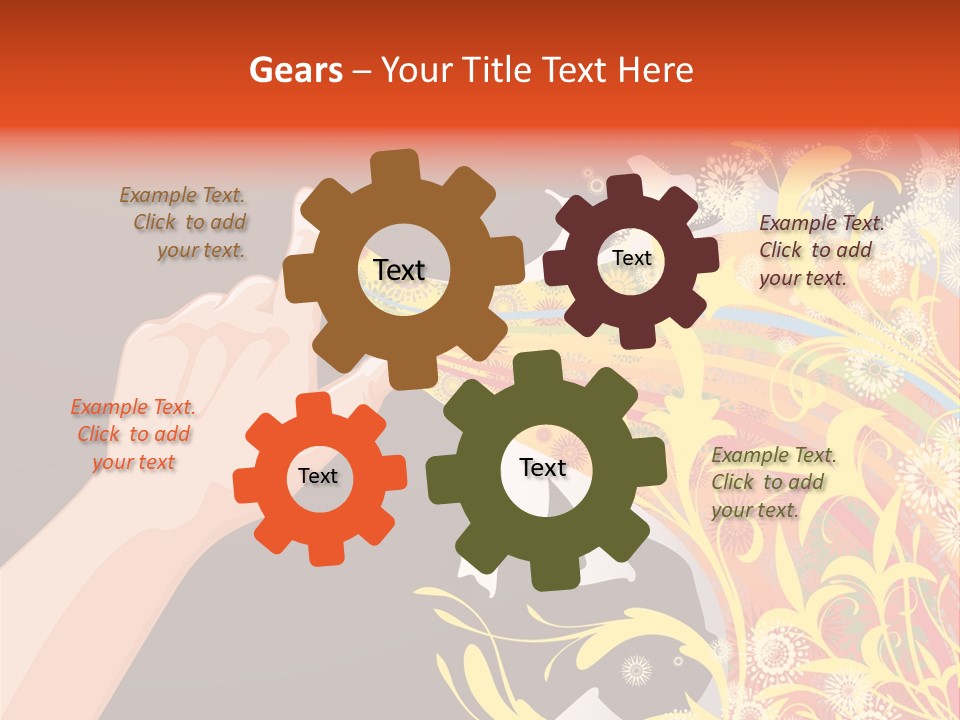 Frame Finger Nouveau PowerPoint Template