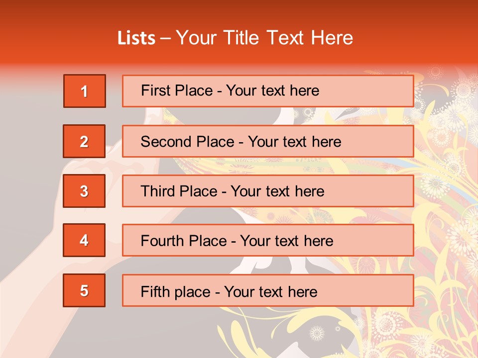 Frame Finger Nouveau PowerPoint Template