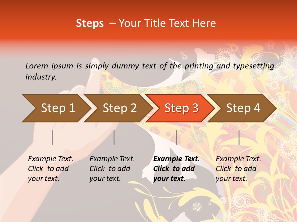 Frame Finger Nouveau PowerPoint Template