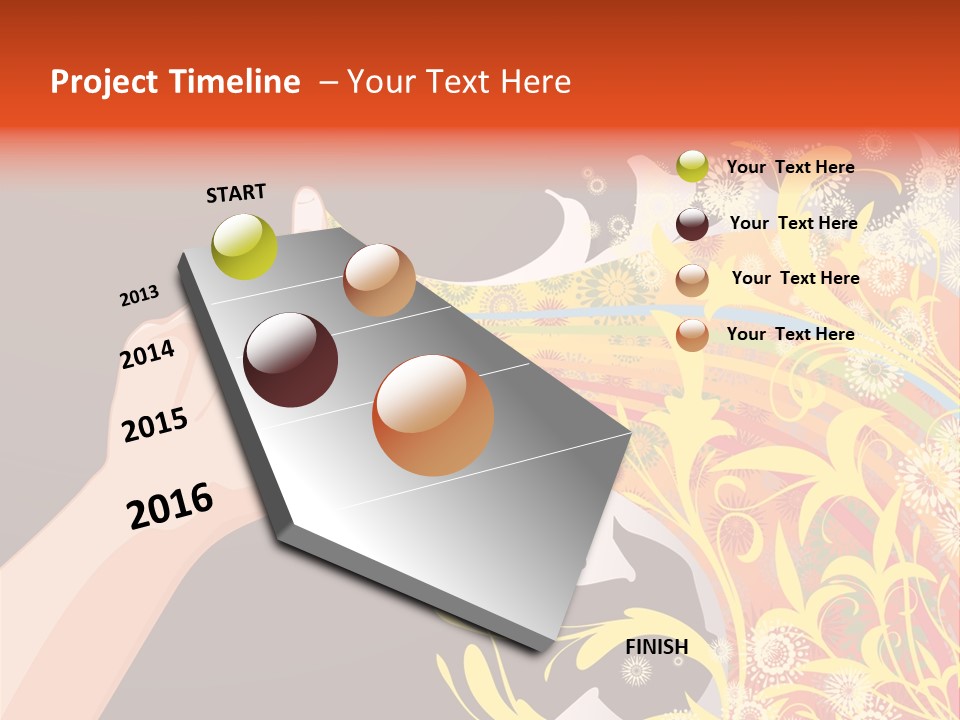 Frame Finger Nouveau PowerPoint Template