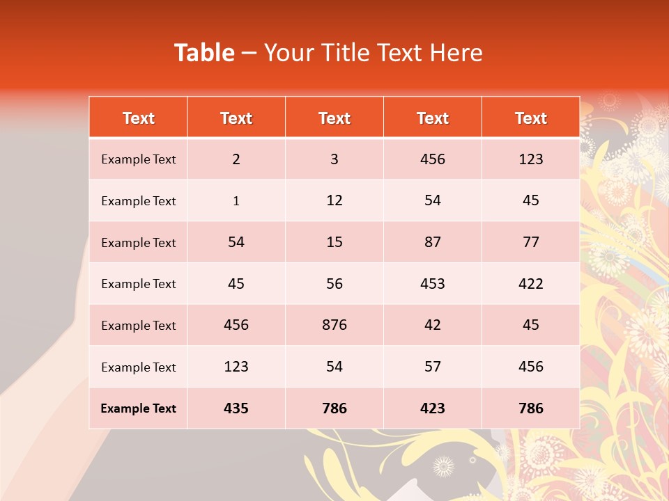 Frame Finger Nouveau PowerPoint Template