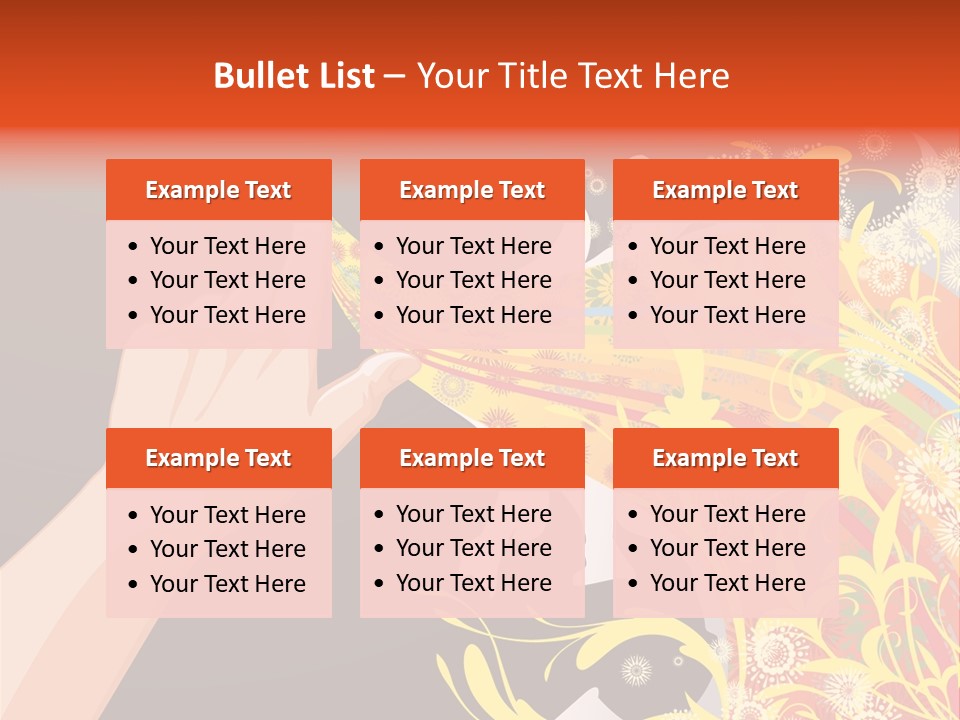 Frame Finger Nouveau PowerPoint Template