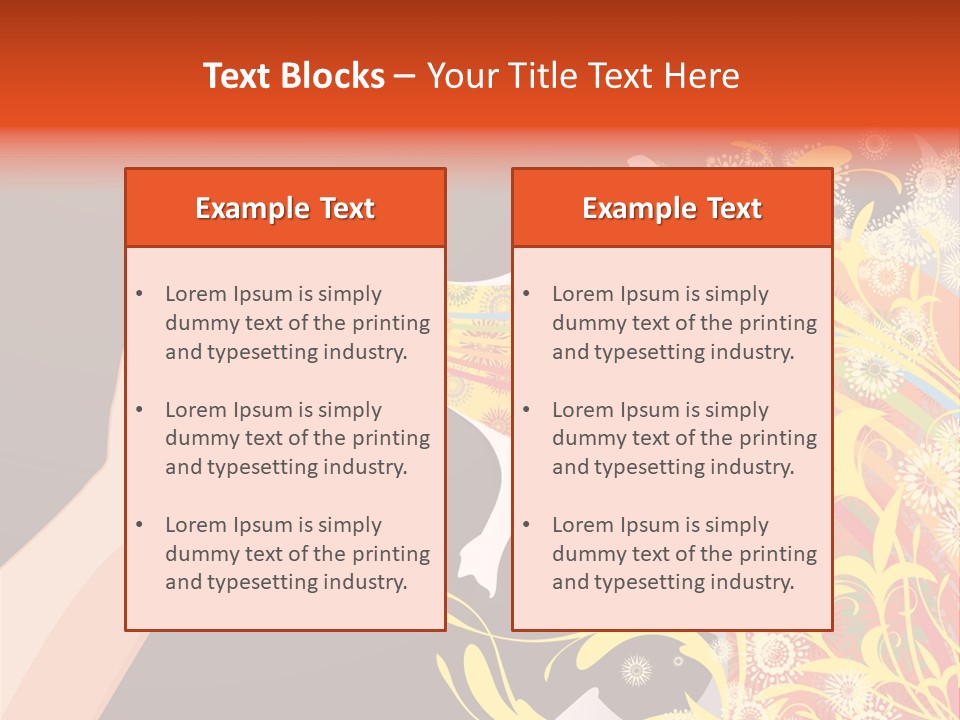 Frame Finger Nouveau PowerPoint Template