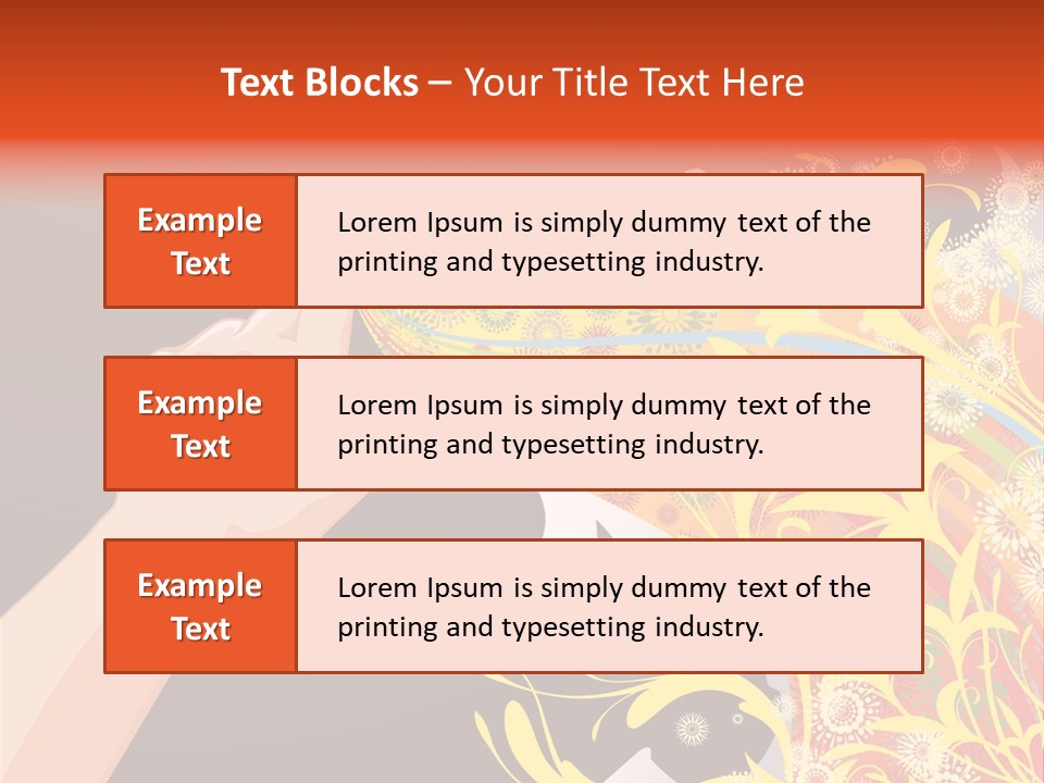 Frame Finger Nouveau PowerPoint Template